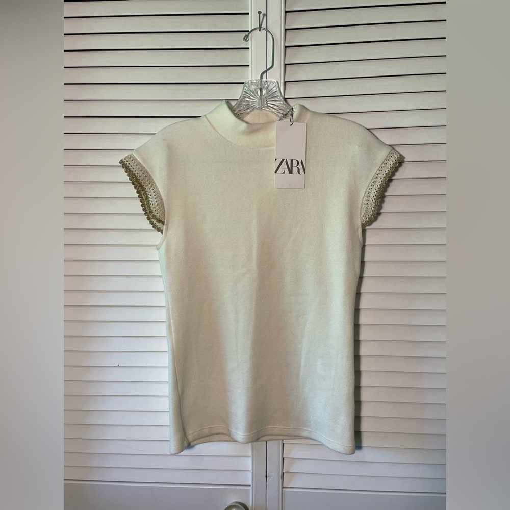 Zara Cream Women's Sweater